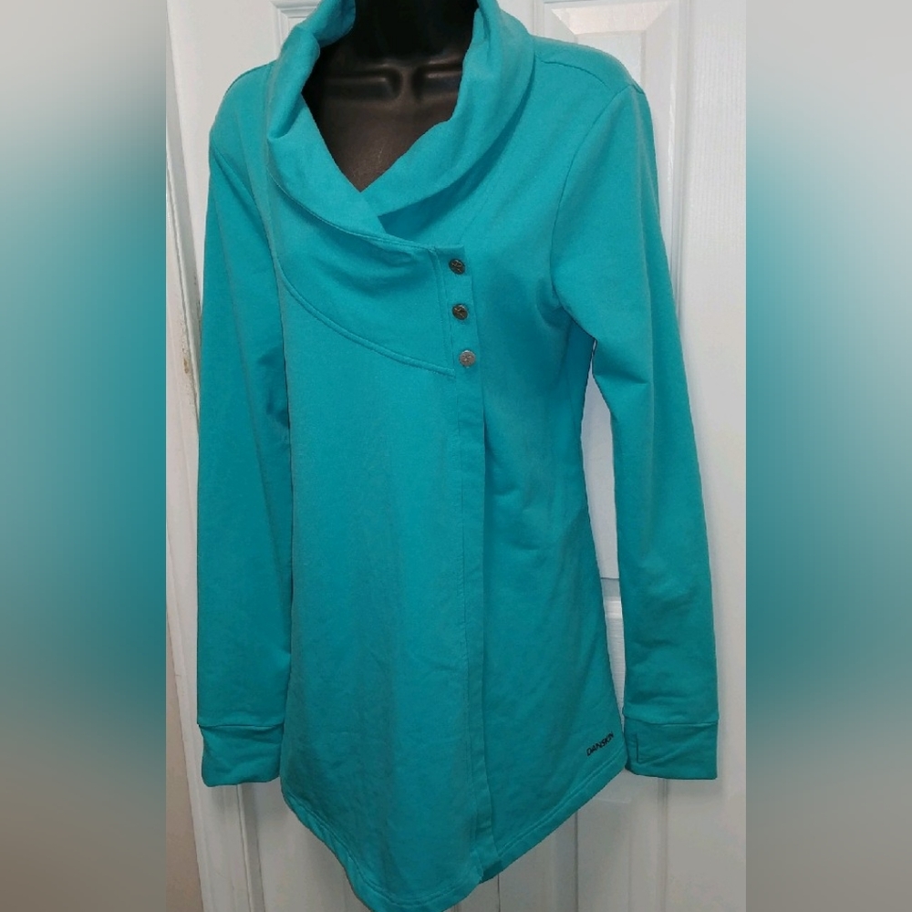 Danskin teal blue jacket